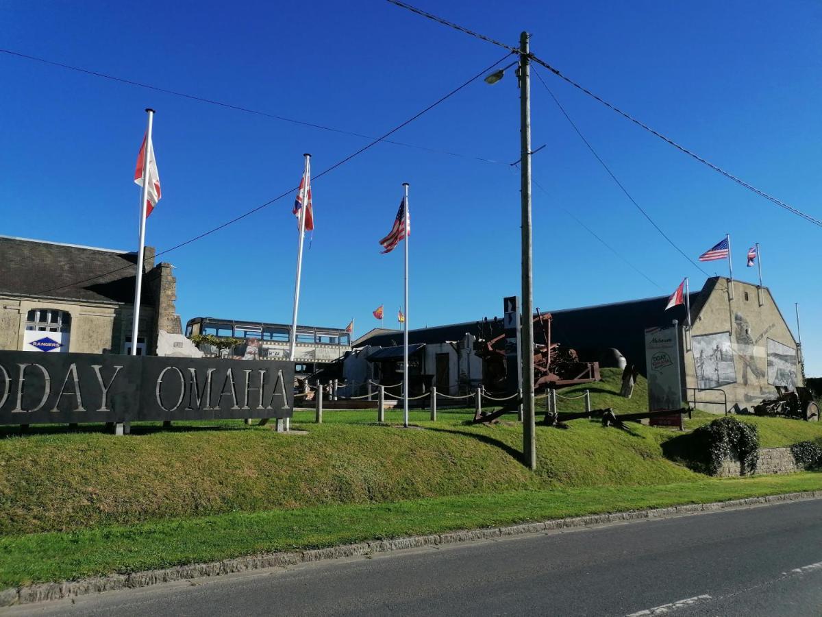 La Brise Marine Maison Renovee Cour Fermee Et Terrasse 800 M Plage Omaha Beach Avec Table De Ping Pong Proche Port En Bessin ヴィエルヴィル・シュル・メール エクステリア 写真
